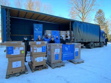 Medical ventilators delivered to Mariupol, Ukraine
